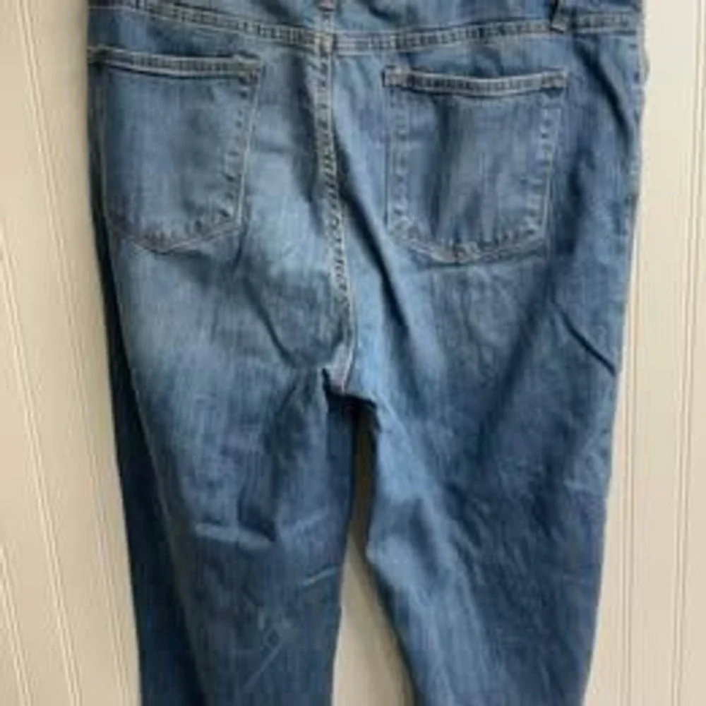 Sonoma Goods For Life Women Medium Wash Straight Leg Stretch Jeans Size 14